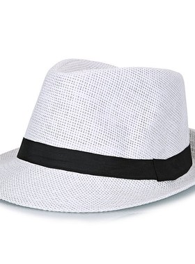 Big Bone Man Large Size Fedora Hats Male Summer Outdoors Pan