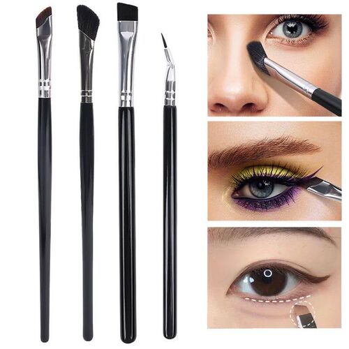 Professional Eyebrow Eyeliner Brushes Soft Flat Angled Fan S