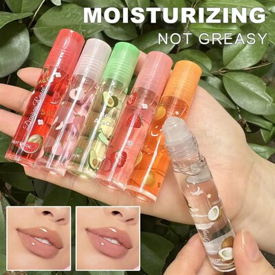 1PC Transparent Lip Gloss Clear Oil  Lip Glaze Velvet Matte
