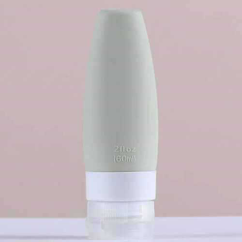 60/90ml Portable Silicone Refillable Bottle Travel Packing L