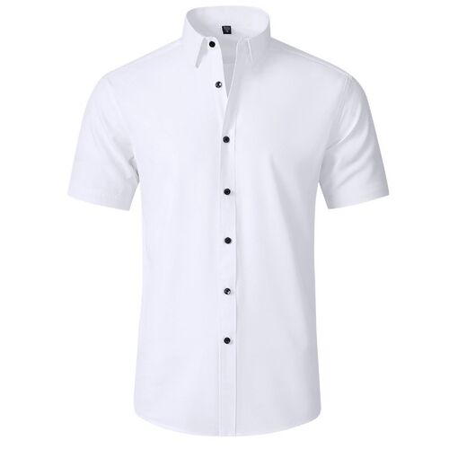Summer Fourway Stretch Shirt Mens Short Sleeve WrinkleFree S
