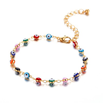 creative anklets vintage boho eye anklet 波西米亚风眼睛脚链