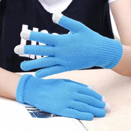 Unisex Women Men Touch Screen Winter Wrist Gloves Warm Mitte