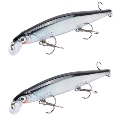 Minnow Fishing Lure 11cm 7.5cm sinking Wobblers Pesca Artifi
