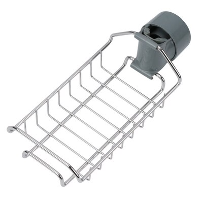 Kitchen Faucet Holder Soap Drainer Shelf Basket Organizer