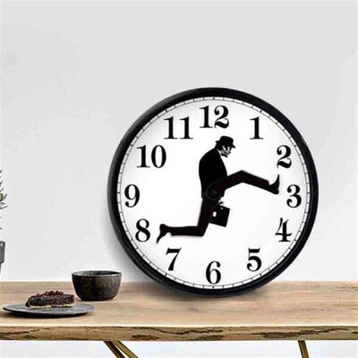Silly Walk Wall C Creative Artwork Sweep Seconds Mute