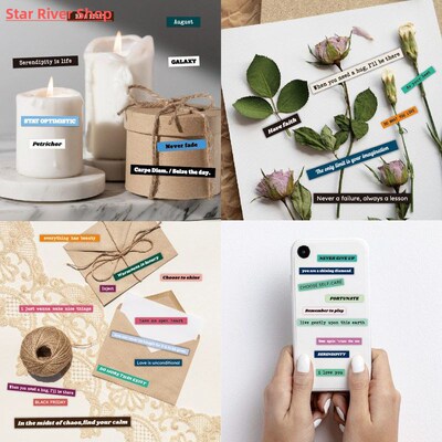 Small Talk Stickers Bullet Diary scrapbook DIY craft cards