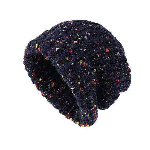 Trendy Mixed Color Slouchy Beanie Classic Coldproof Warm Sku