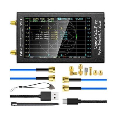 NanoVNA-F V2 Vector Network yzer 50KHz-3GHz Antenna