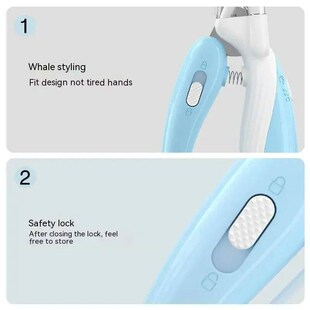Pet Nail Clippers Dog Cat Nail Trimmer Labor-Saving Nail Cli
