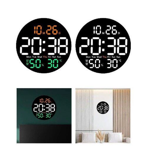 Digital Wall C Temperature/Humidity Mute LED C with