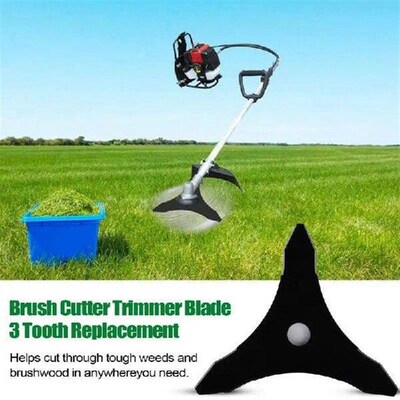 Grass Trimmer Cutter 3 Teeth Grass Eater Cutter 2 Pieces