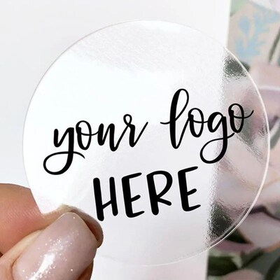 100PCS custom sticker and Customized LOGO/Wedding stickers/D