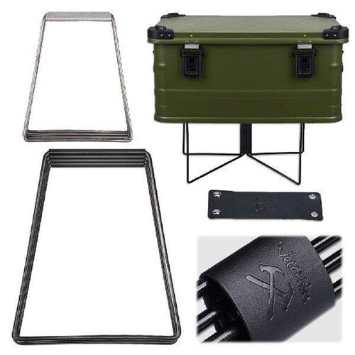 Camping Foldable Metal Stand Carbon Steel Aluminum Alloy