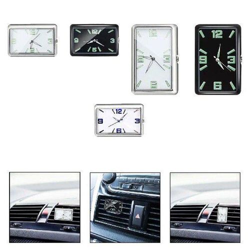 C for Vehicle Dashboard, Rectangular Mini Timepiece for