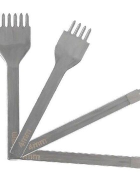 4pcss DIY Leather craft Tools Leather Row Hole Tool Hand