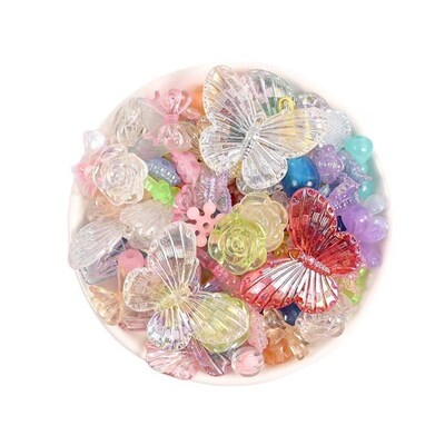 Mix Colorful Baroque Resin Charms Beads For Jewelry Making