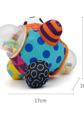 Baby Montessori Toys 0 12 Months Sensory Rattle Teether Gras