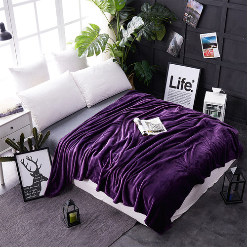 Coral fleece blankets flannel blanket summer air condition