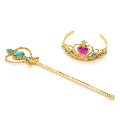 Girls Elsa Anna Accessories Set Kids Party Princess Snow Que