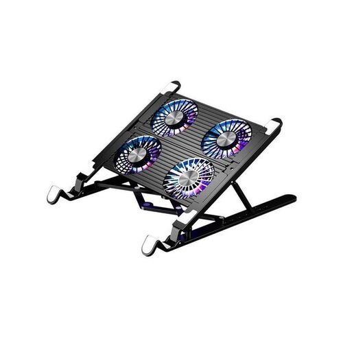 Laptop Cooling Stand with Speed Fan, Adjustable Height
