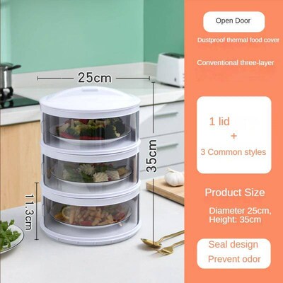 Multilayer Insulated Vegetable ver Stackable Food Protection