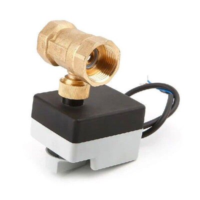 2 Way 3 Wires BV2012 Brass Motorized Ball Valve Electric