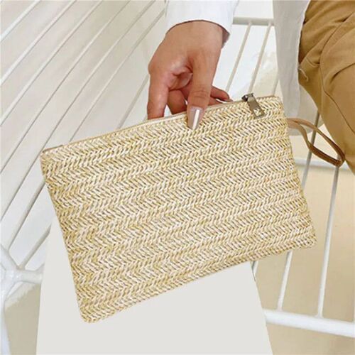 Weaving Bag Fahion Ladie Writlet Clutch Women Daily Money Ph