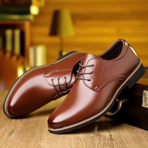 New Large Size - Leather Business Mens Dress Shoes Fashion