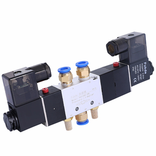 切V230C一08三位五通电磁气动2V中封气气缸230E控制