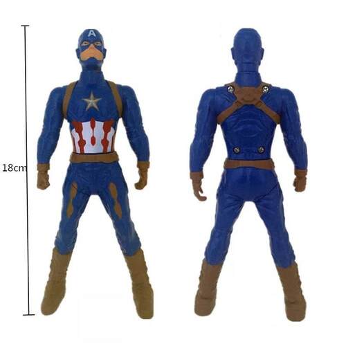 18 CM  SpiderMan Action Figure Toy Iron Man Captain America