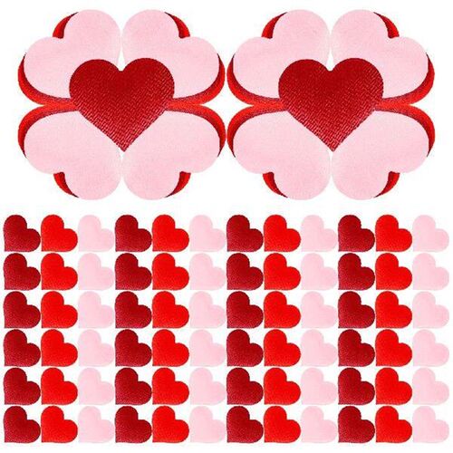 600pcs Heart Shaped Sponge Wedding Decorative Confetti