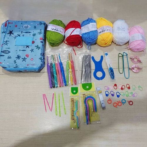 Novice Crochet Kits Portable Hand DIY Knitting Tools Crochet