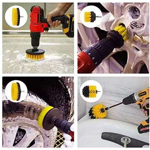 Electric Drillbrush Scrub Pads Grout Power Drills Scrubber C