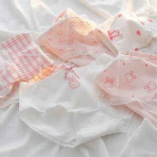 SP&CITY Cute Cartoon Fruit Cotton Girls Underwear Soft Breat