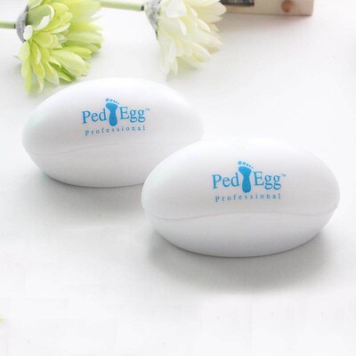 Creative Egg-shaped Foot File, Foot Scraper for Removing Dea