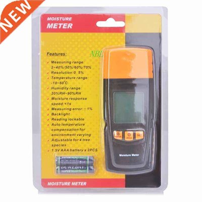 Digital LCD Display Wood Moisture Meter Gauge Humidity Teste