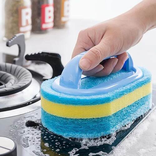 Household Cleaning Brush With Handle Dish Soap Bathroom Kitc