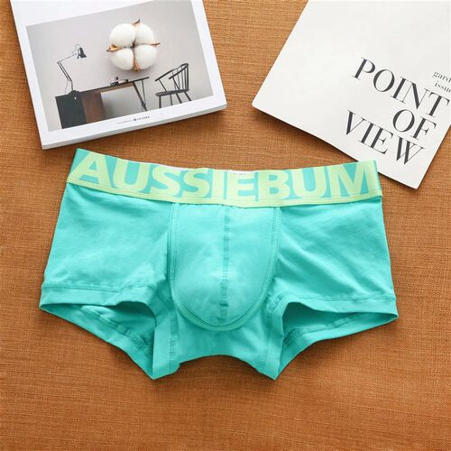 Aussiebum mens cotton underwear low waist letter tide comfo