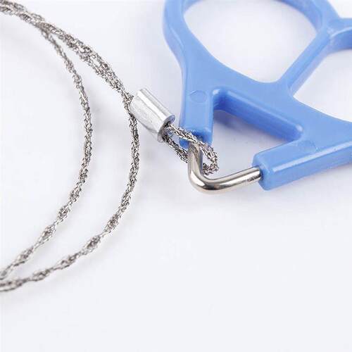Outdoor Manual Hand Steel Wire Saw Survival Tools Hand Chain