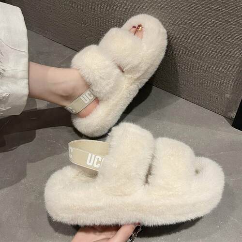 2025 2025 Wool Shoes For Women Wearing Thick-soled Cotton Sh