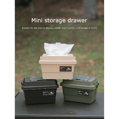 1.1L Napkin Paper Tissue Storage Case Dustproof