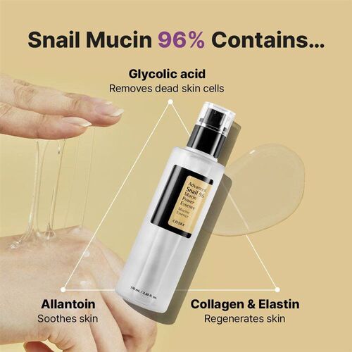 100ml Snail Mucin 96% Power Anti-aging Fade Fine Lines