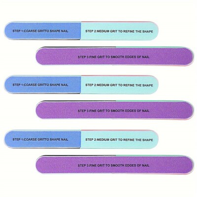 7 Sides Nail Buffers Files Professional Polisher For Nail Ar