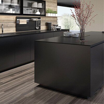 Black matt lacquer european style bespoke ready assemble kit