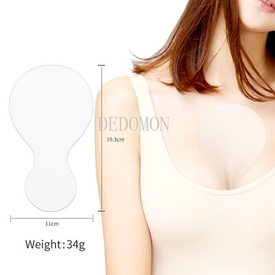 Reusable Anti Wrinkle Chest Pad Silicone Transparent Removal