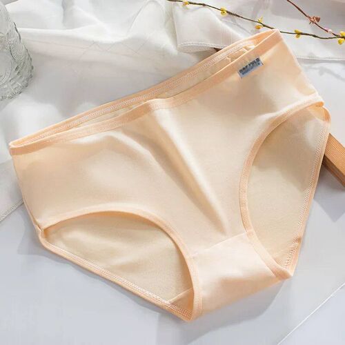 Plus Size Panties Womens Cotton Underwear Girls Briefs Soli