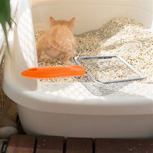 Stainless Steel Cat Litter Scoop Pet Poop Clean Tool