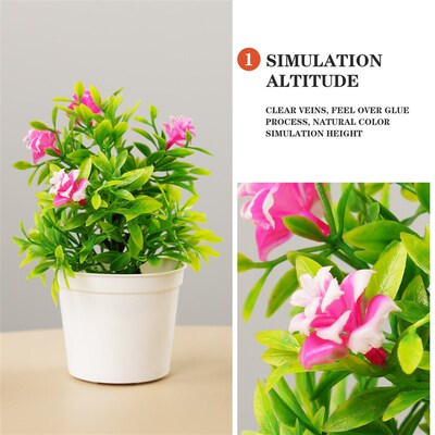 Small Fake Flowers Simulated Tree Office Artificial Plants