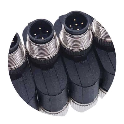 1pcs Waterproof aviation connector M12  male to female plug
